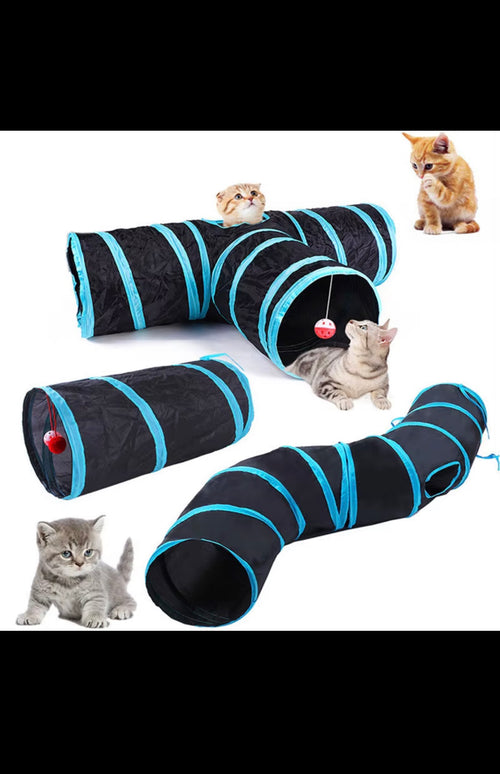 Interactive Cat Tunnel – Foldable Pet Play Tunnel
