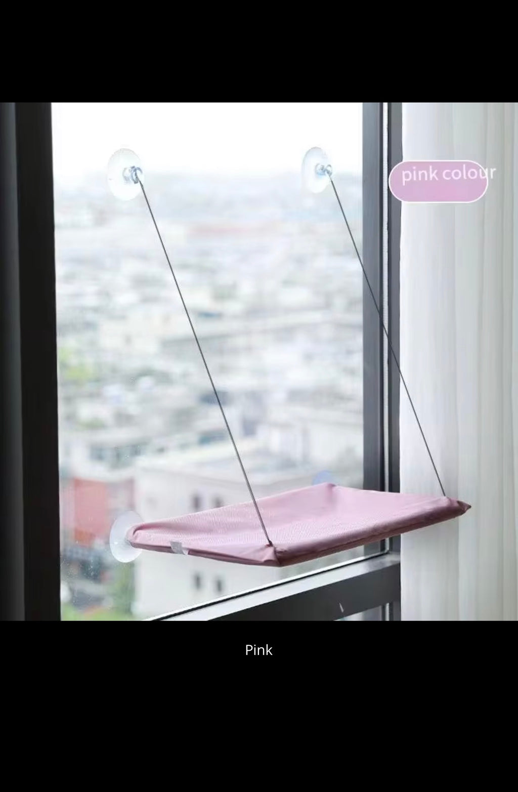 Luxury Cat Window Hammock – Strong Suction Window Bed