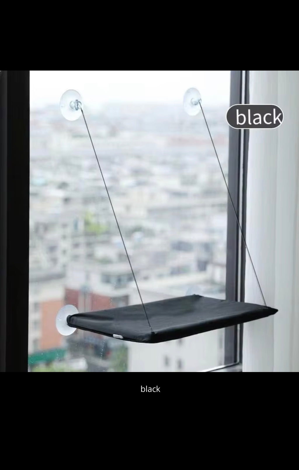 Luxury Cat Window Hammock – Strong Suction Window Bed