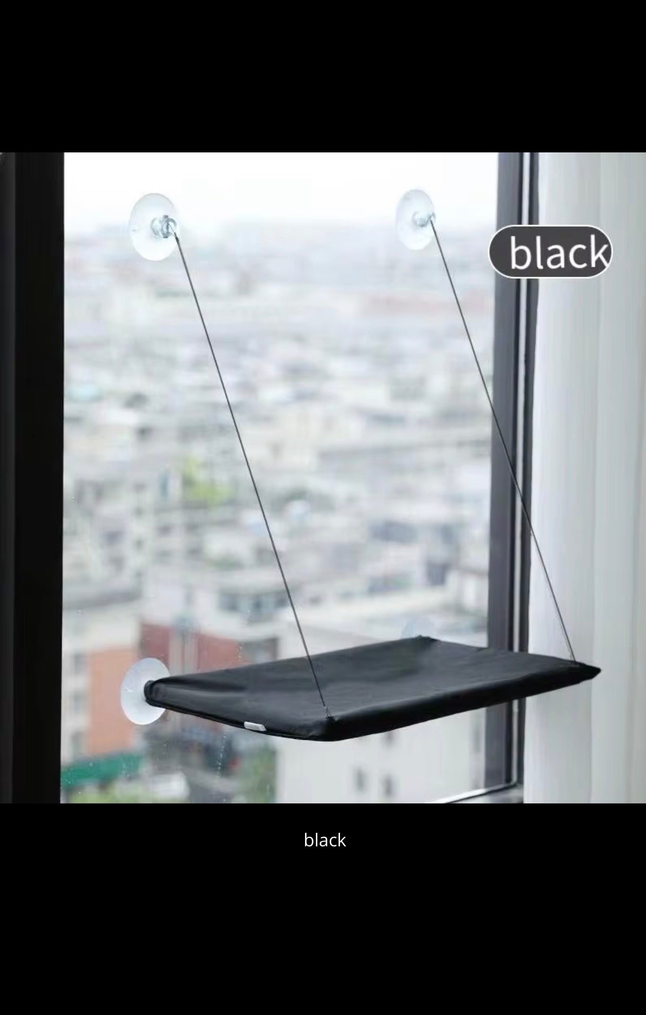 Luxury Cat Window Hammock – Strong Suction Window Bed
