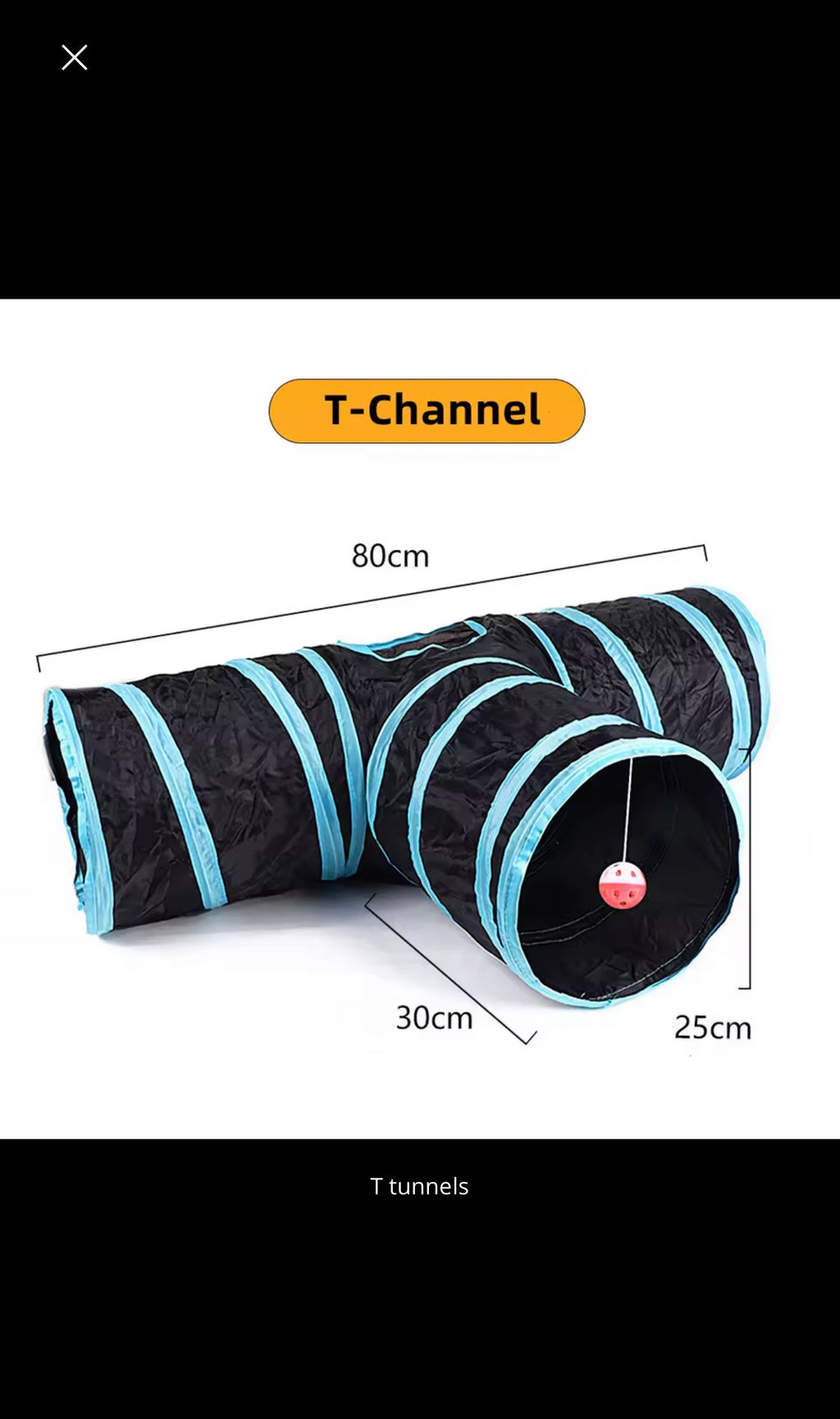 Interactive Cat Tunnel – Foldable Pet Play Tunnel