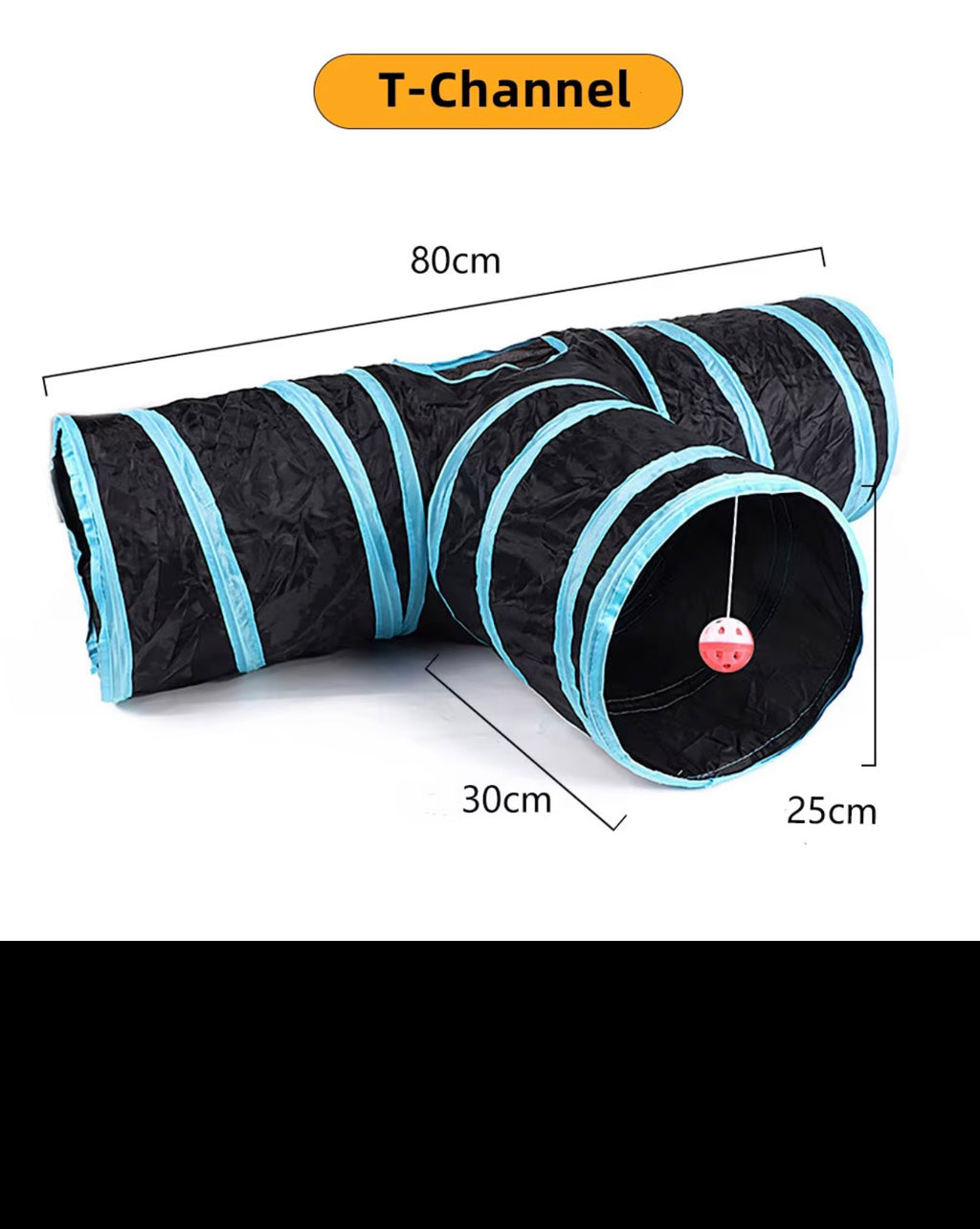 Interactive Cat Tunnel – Foldable Pet Play Tunnel